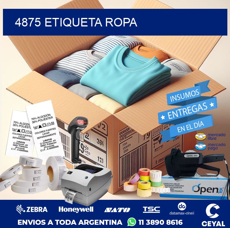 4875 ETIQUETA ROPA