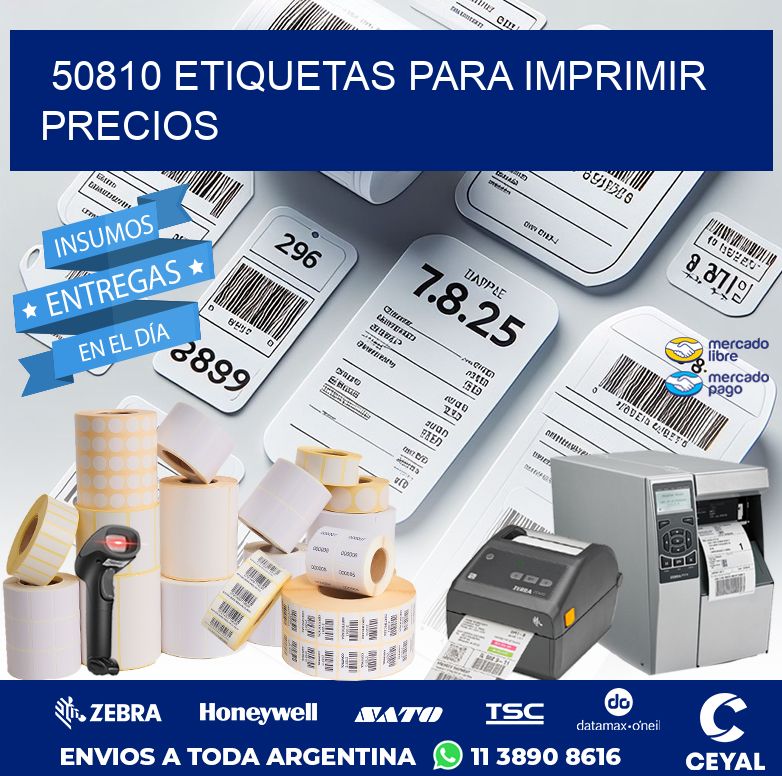 50810 ETIQUETAS PARA IMPRIMIR PRECIOS