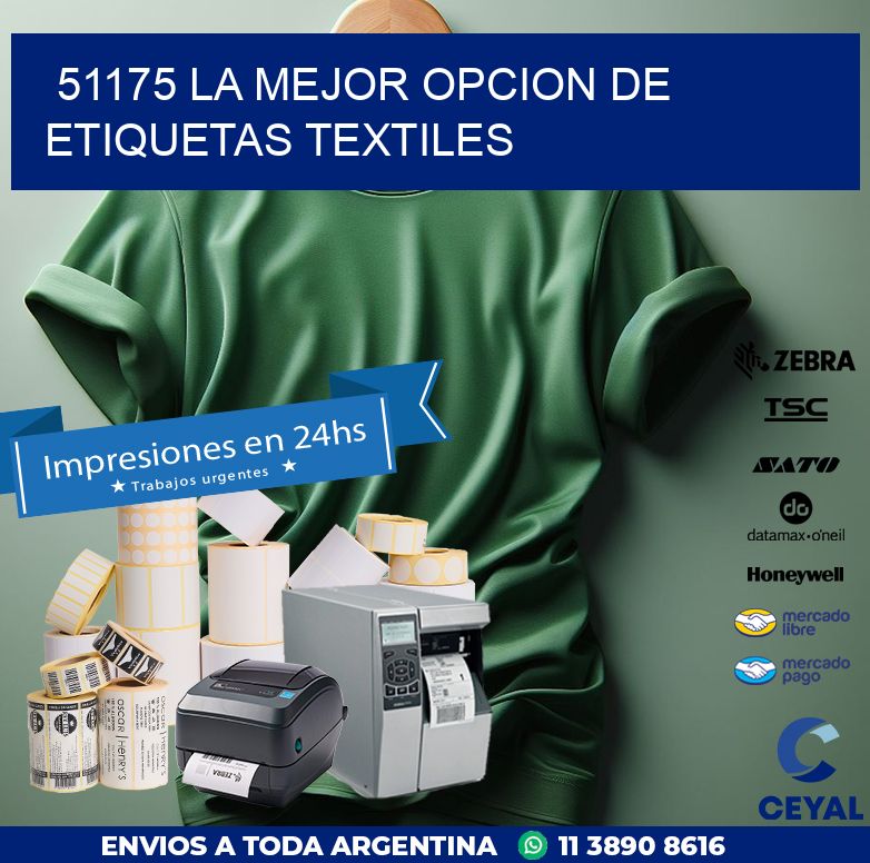 51175 LA MEJOR OPCION DE ETIQUETAS TEXTILES