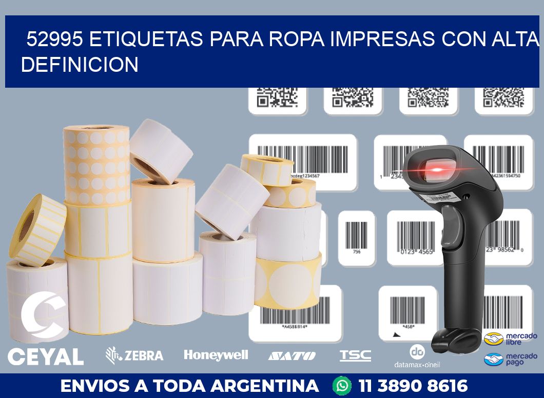 52995 ETIQUETAS PARA ROPA IMPRESAS CON ALTA DEFINICION
