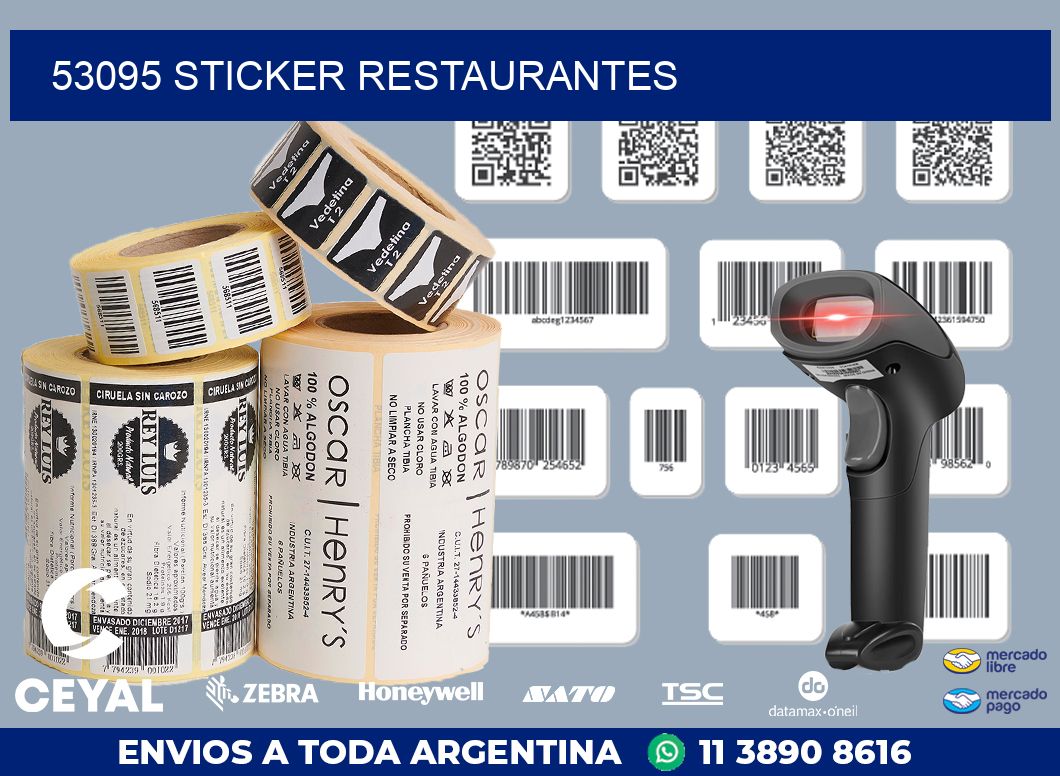 53095 STICKER RESTAURANTES