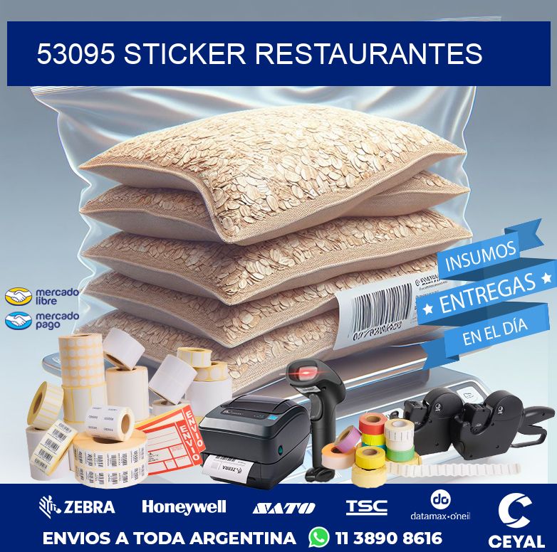 53095 STICKER RESTAURANTES