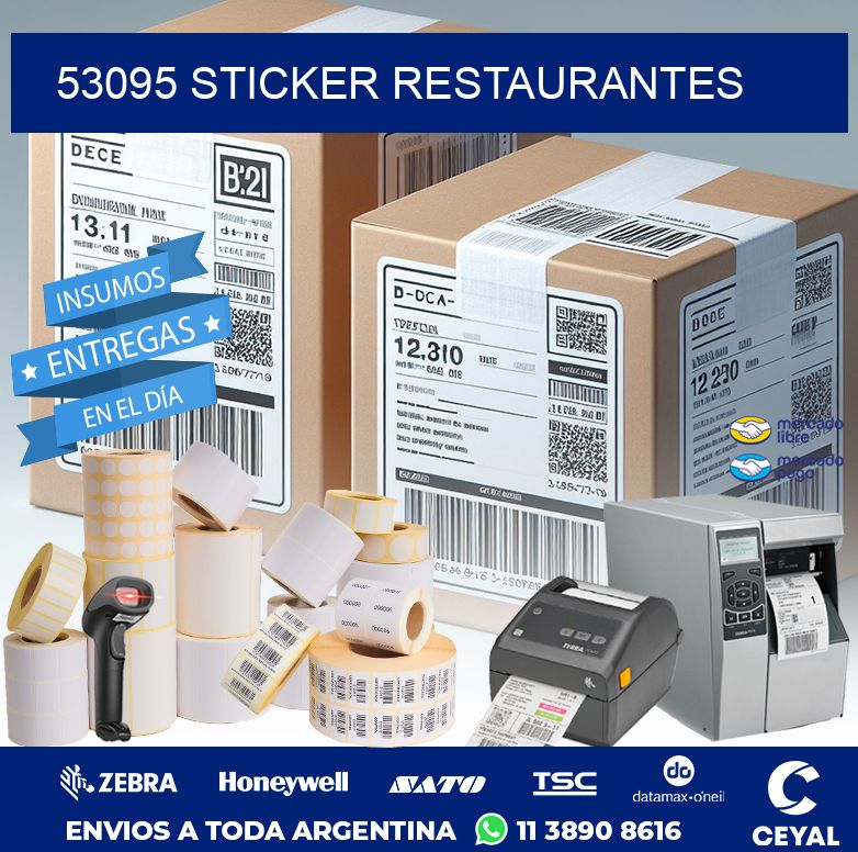 53095 STICKER RESTAURANTES