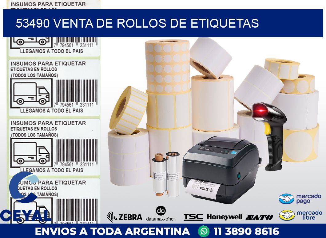 53490 VENTA DE ROLLOS DE ETIQUETAS