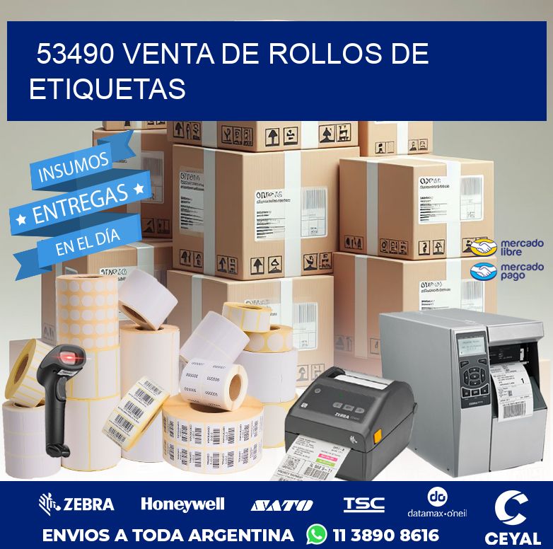 53490 VENTA DE ROLLOS DE ETIQUETAS