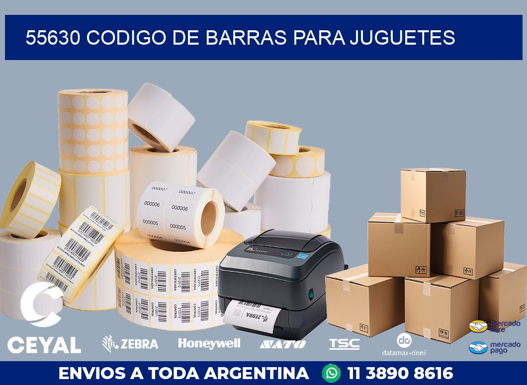 55630 CODIGO DE BARRAS PARA JUGUETES
