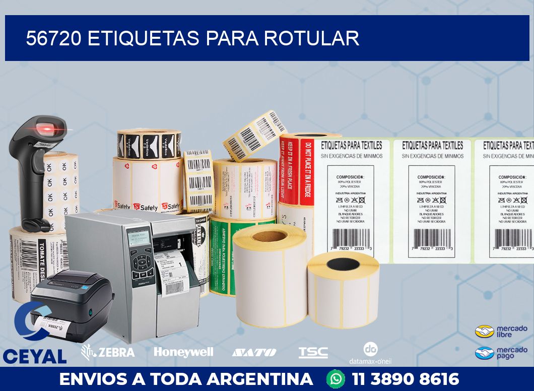 56720 ETIQUETAS PARA ROTULAR