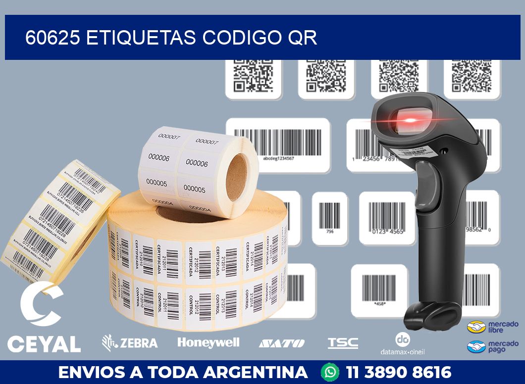 60625 ETIQUETAS CODIGO QR