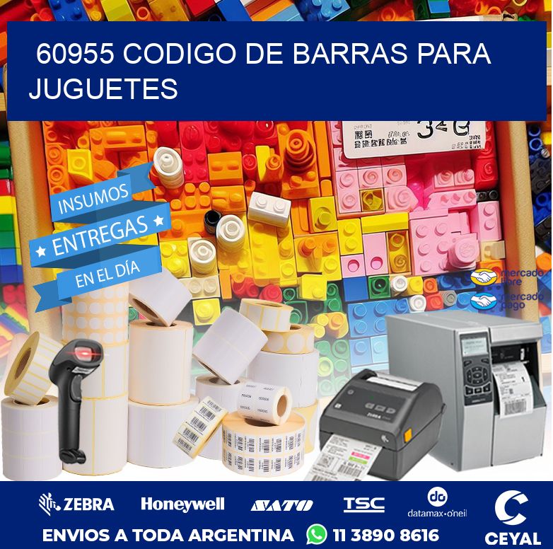 60955 CODIGO DE BARRAS PARA JUGUETES