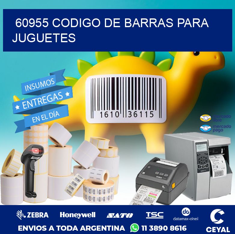 60955 CODIGO DE BARRAS PARA JUGUETES