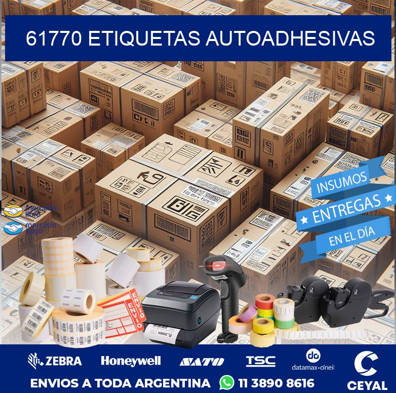 61770 ETIQUETAS AUTOADHESIVAS