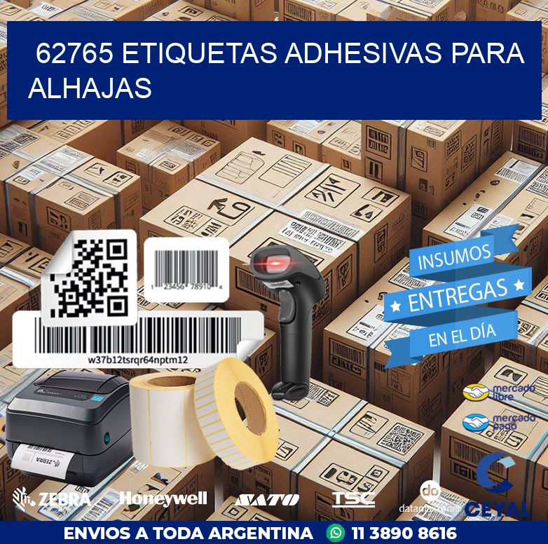 62765 ETIQUETAS ADHESIVAS PARA ALHAJAS