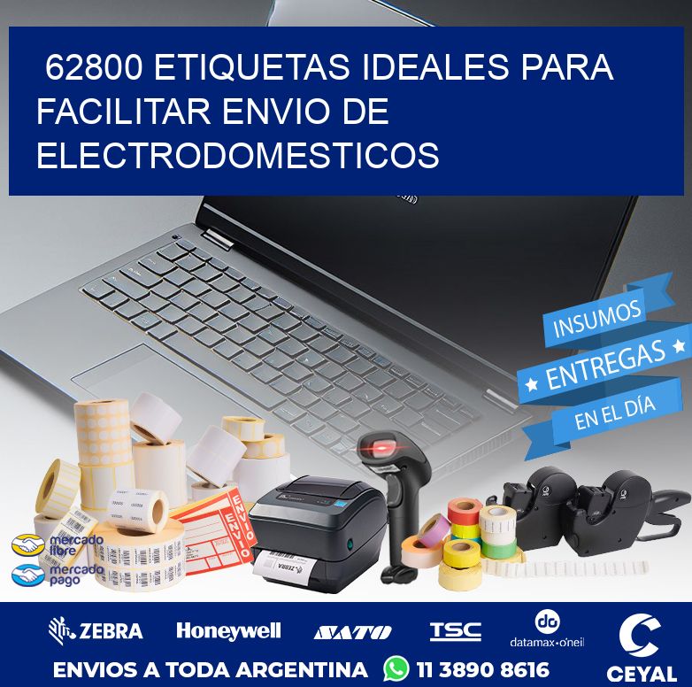 62800 ETIQUETAS IDEALES PARA FACILITAR ENVIO DE ELECTRODOMESTICOS