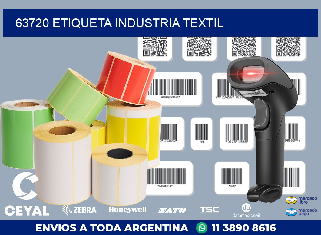 63720 ETIQUETA INDUSTRIA TEXTIL