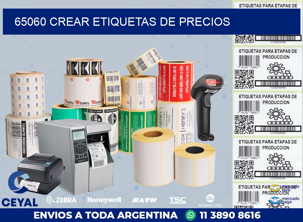 65060 CREAR ETIQUETAS DE PRECIOS
