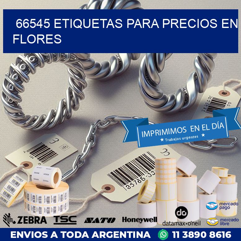 66545 ETIQUETAS PARA PRECIOS EN FLORES