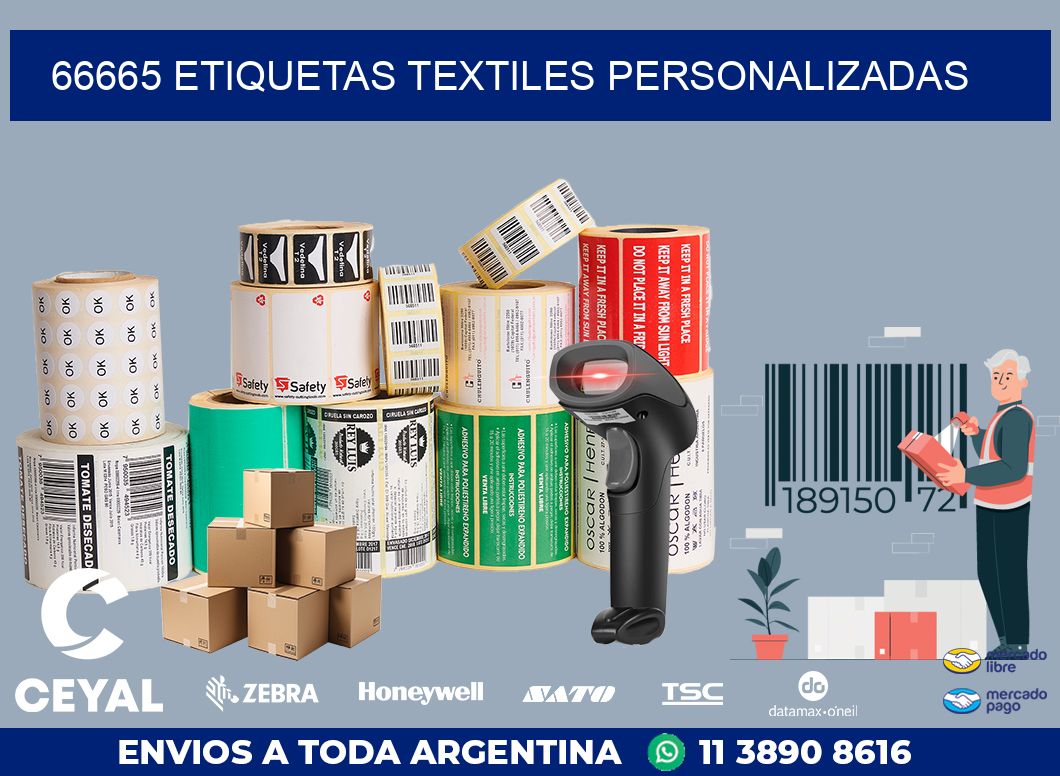 66665 ETIQUETAS TEXTILES PERSONALIZADAS