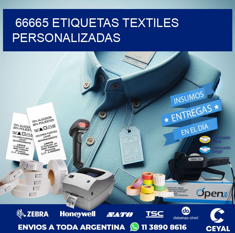 66665 ETIQUETAS TEXTILES PERSONALIZADAS