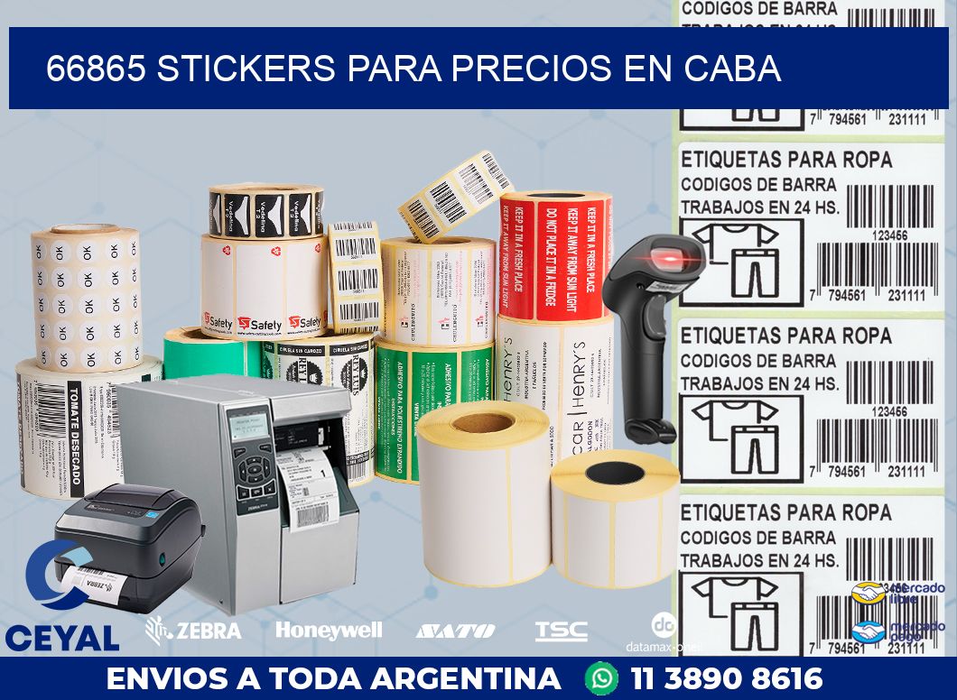 66865 STICKERS PARA PRECIOS EN CABA