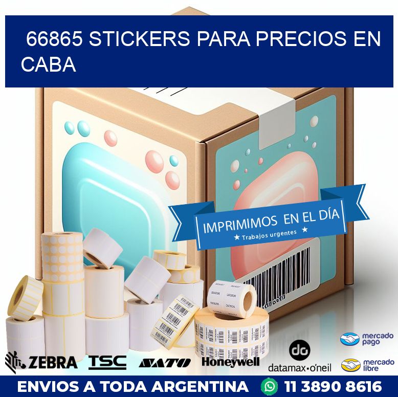 66865 STICKERS PARA PRECIOS EN CABA