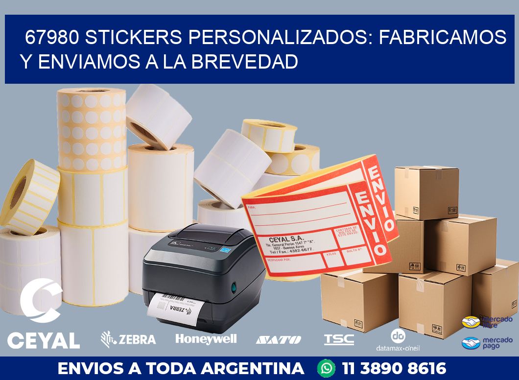 67980 STICKERS PERSONALIZADOS: FABRICAMOS Y ENVIAMOS A LA BREVEDAD