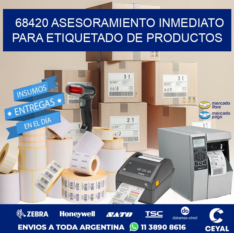 68420 ASESORAMIENTO INMEDIATO PARA ETIQUETADO DE PRODUCTOS