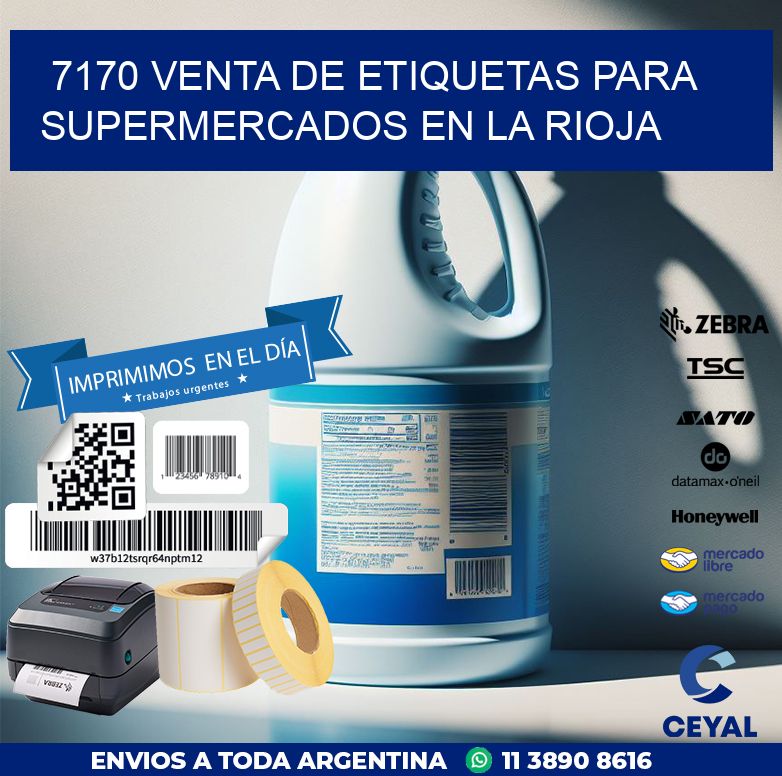 7170 VENTA DE ETIQUETAS PARA SUPERMERCADOS EN LA RIOJA
