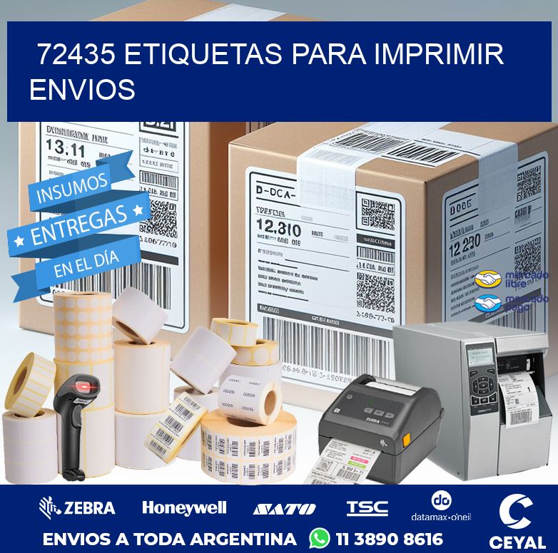 72435 ETIQUETAS PARA IMPRIMIR ENVIOS