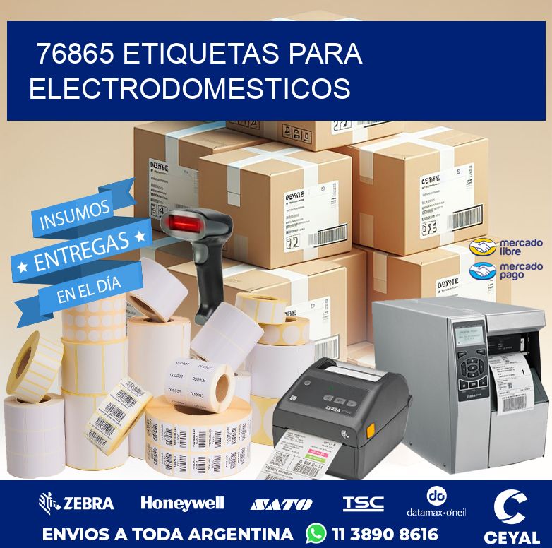 76865 ETIQUETAS PARA ELECTRODOMESTICOS