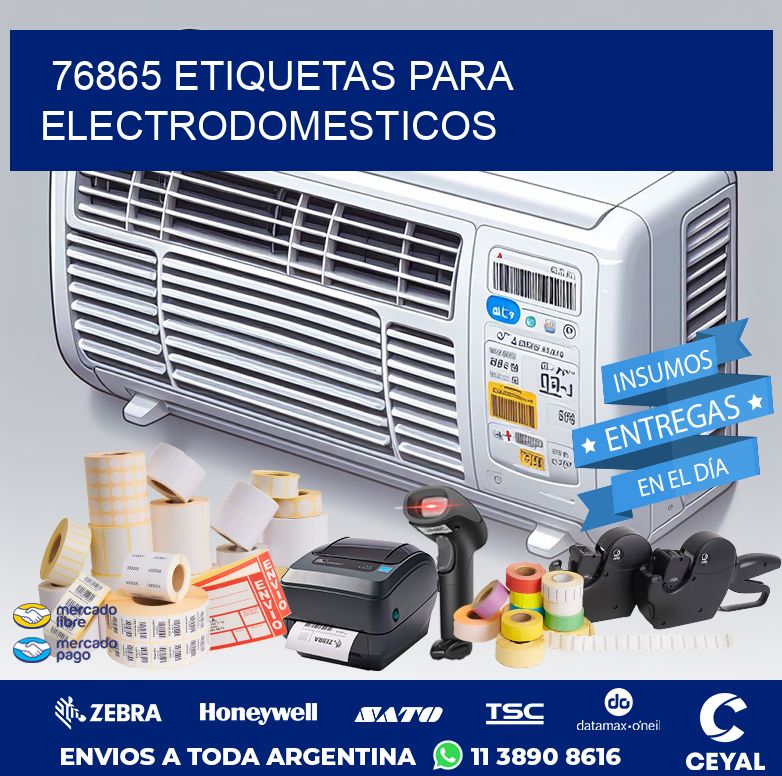 76865 ETIQUETAS PARA ELECTRODOMESTICOS