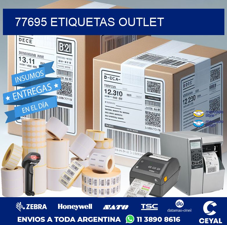 77695 ETIQUETAS OUTLET