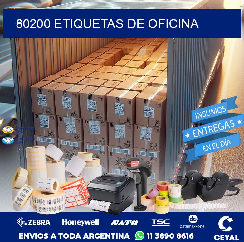 80200 ETIQUETAS DE OFICINA