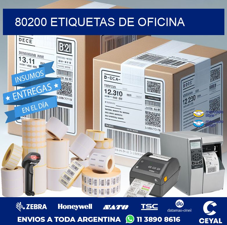 80200 ETIQUETAS DE OFICINA