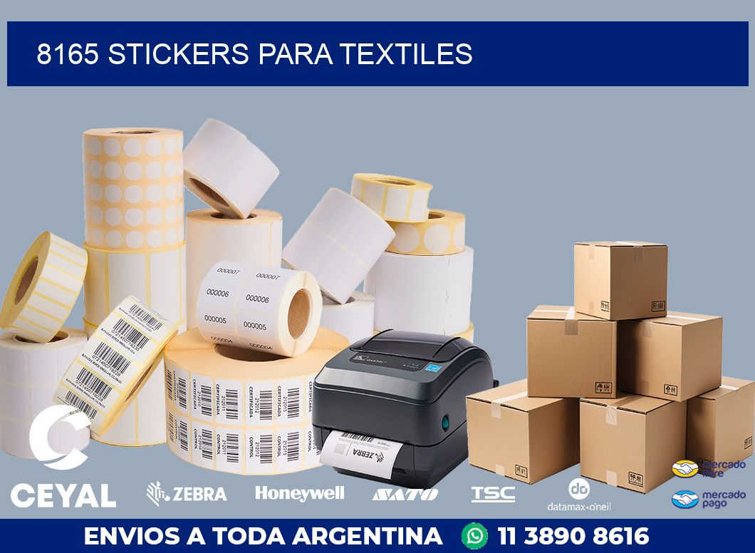 8165 STICKERS PARA TEXTILES