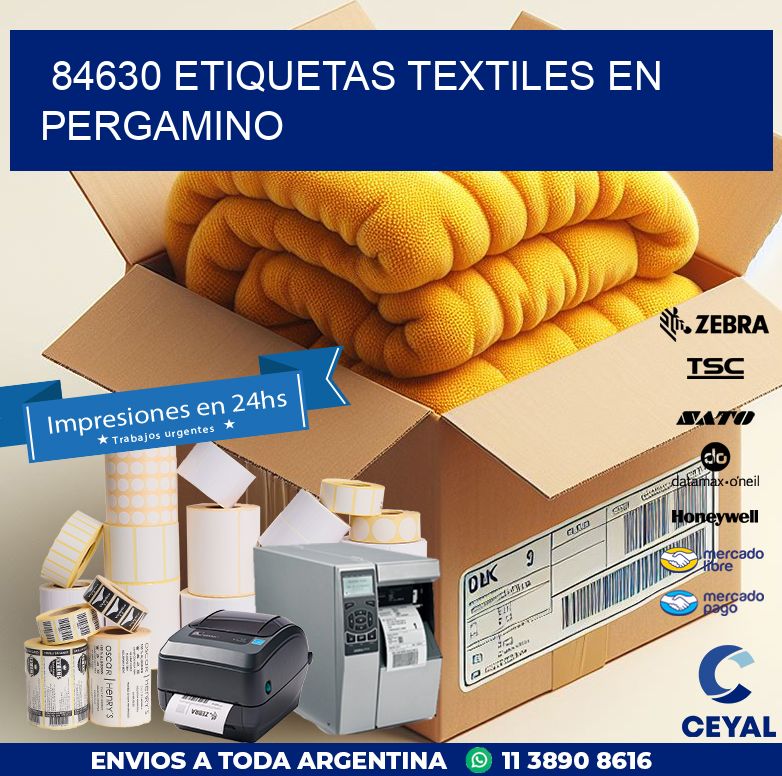 84630 ETIQUETAS TEXTILES EN PERGAMINO