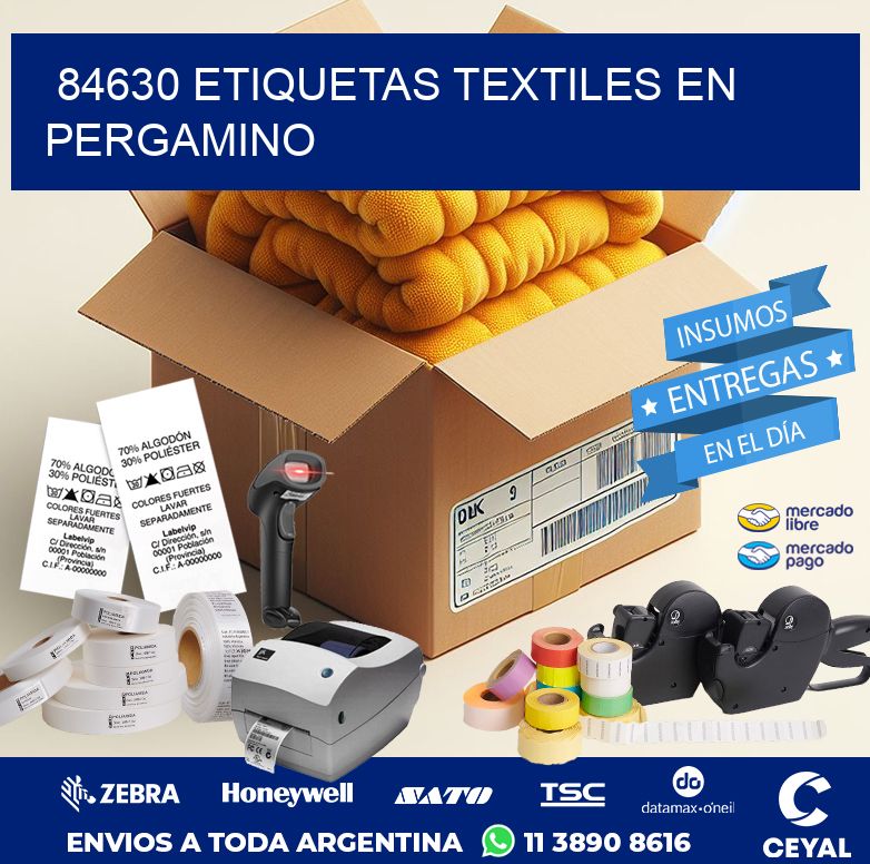 84630 ETIQUETAS TEXTILES EN PERGAMINO