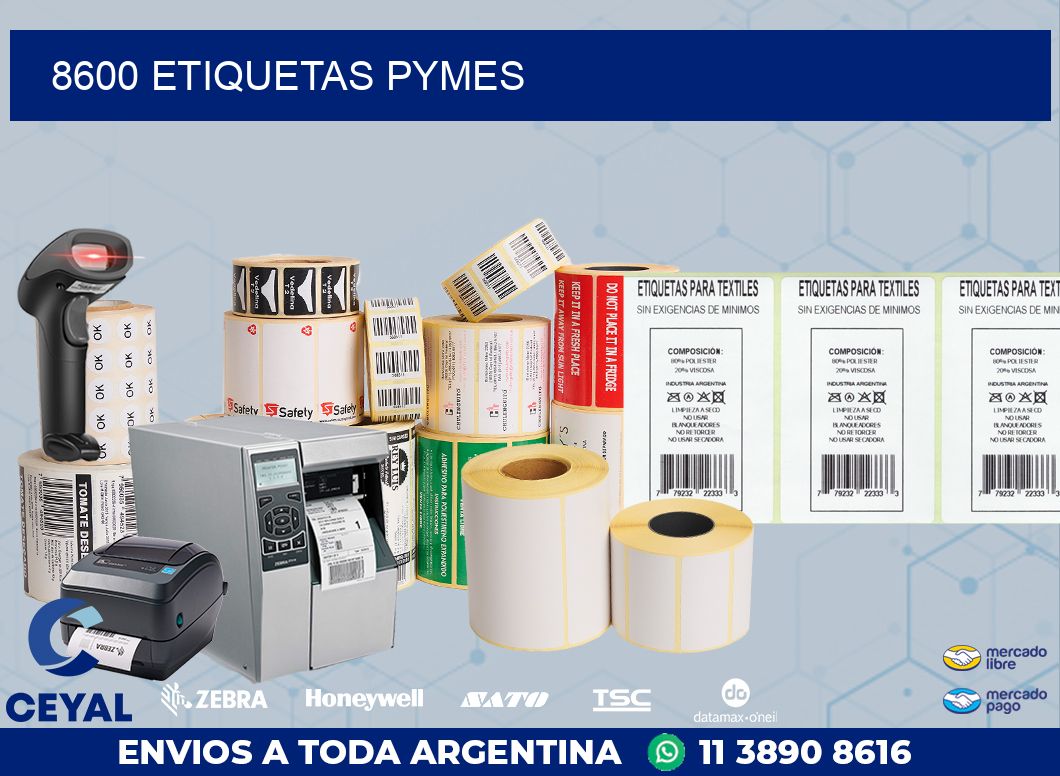 8600 ETIQUETAS PYMES