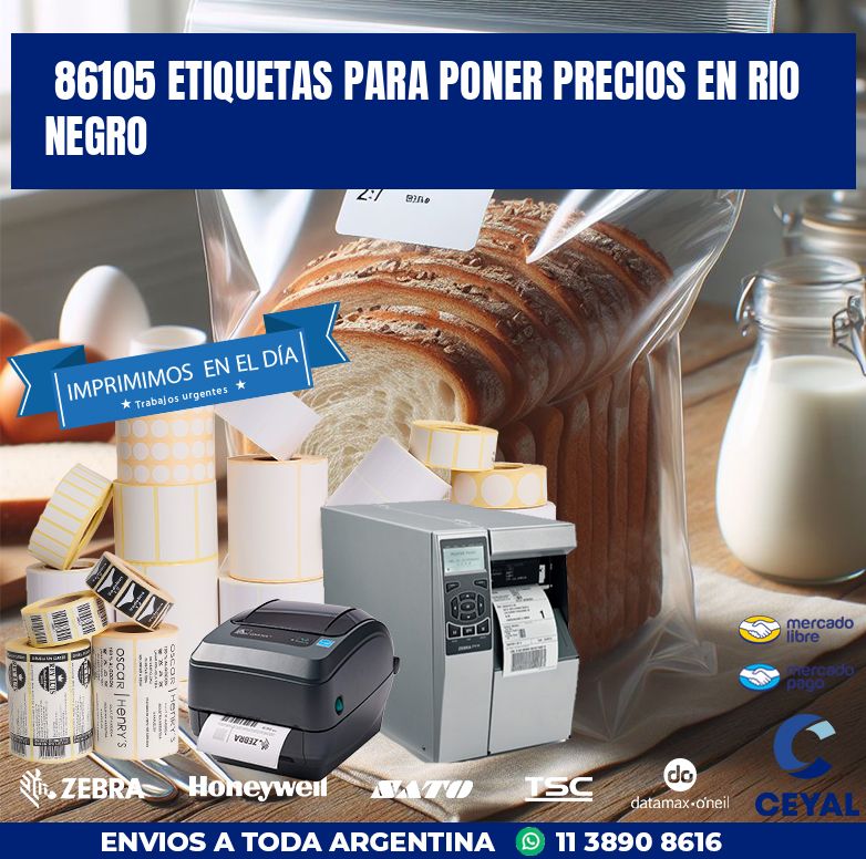 86105 ETIQUETAS PARA PONER PRECIOS EN RIO NEGRO