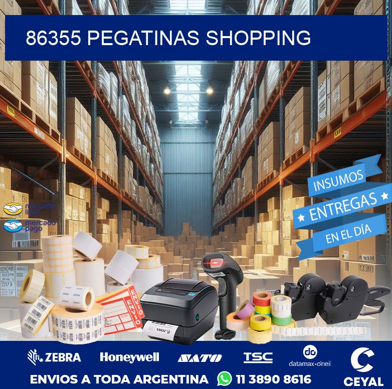 86355 PEGATINAS SHOPPING