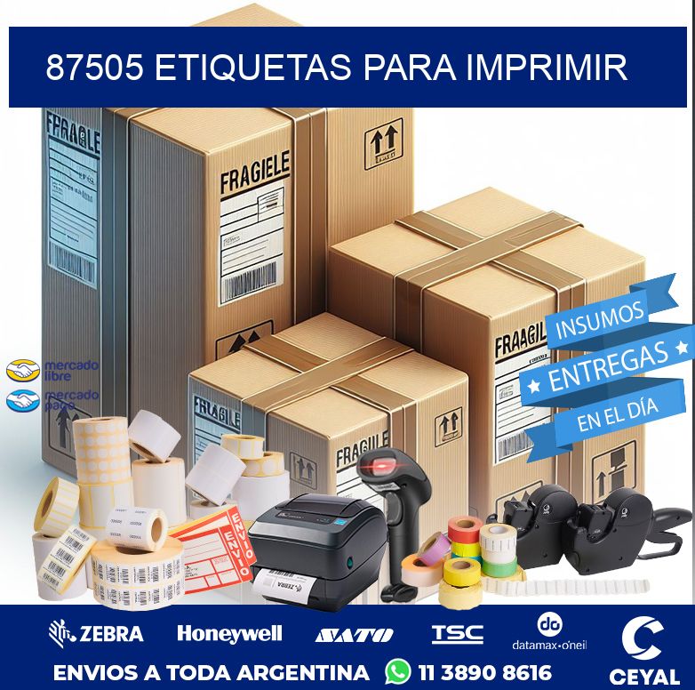 87505 ETIQUETAS PARA IMPRIMIR