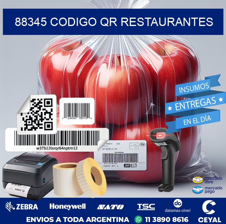 88345 CODIGO QR RESTAURANTES