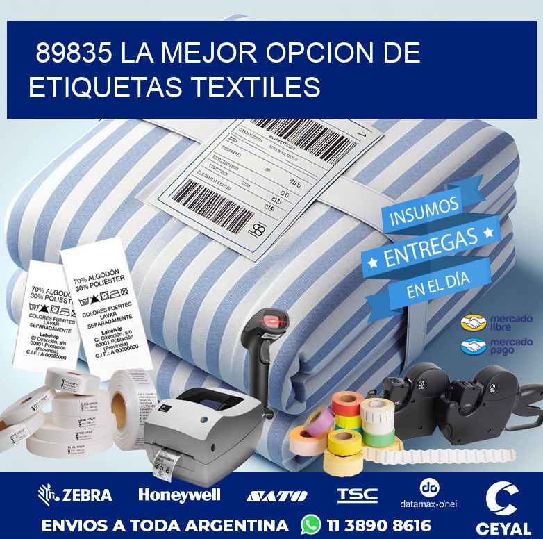 89835 LA MEJOR OPCION DE ETIQUETAS TEXTILES