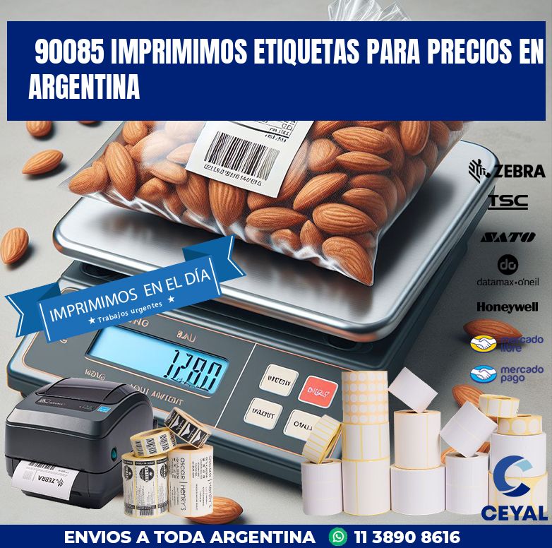 90085 IMPRIMIMOS ETIQUETAS PARA PRECIOS EN ARGENTINA