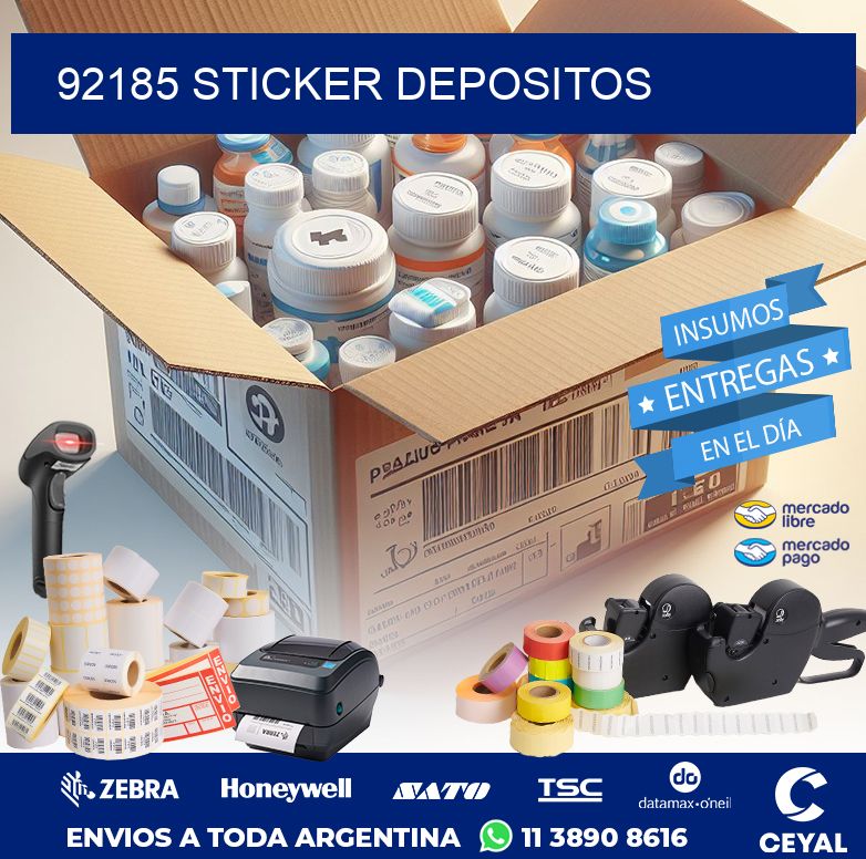 92185 STICKER DEPOSITOS