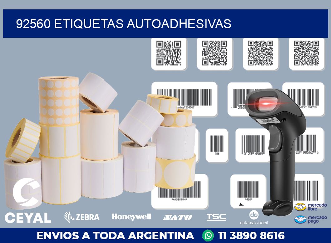 92560 ETIQUETAS AUTOADHESIVAS