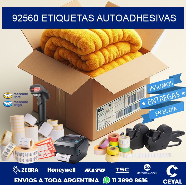 92560 ETIQUETAS AUTOADHESIVAS