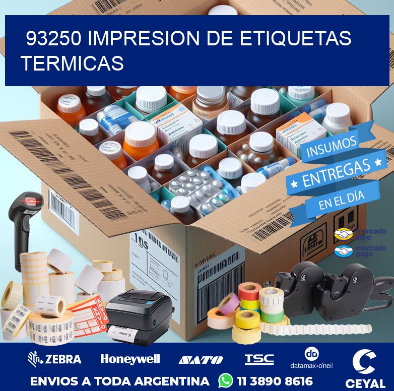 93250 IMPRESION DE ETIQUETAS TERMICAS