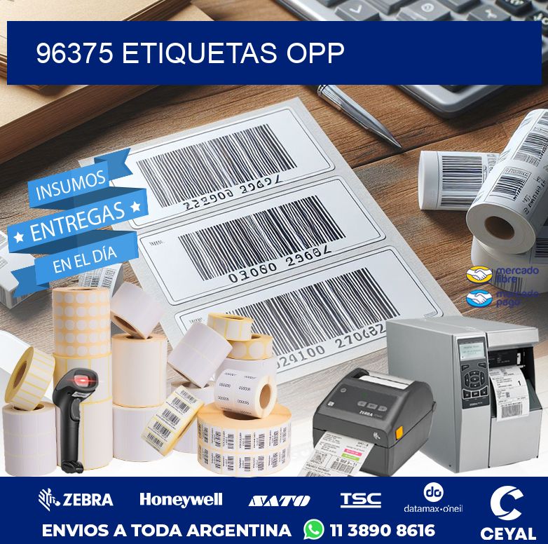 96375 ETIQUETAS OPP