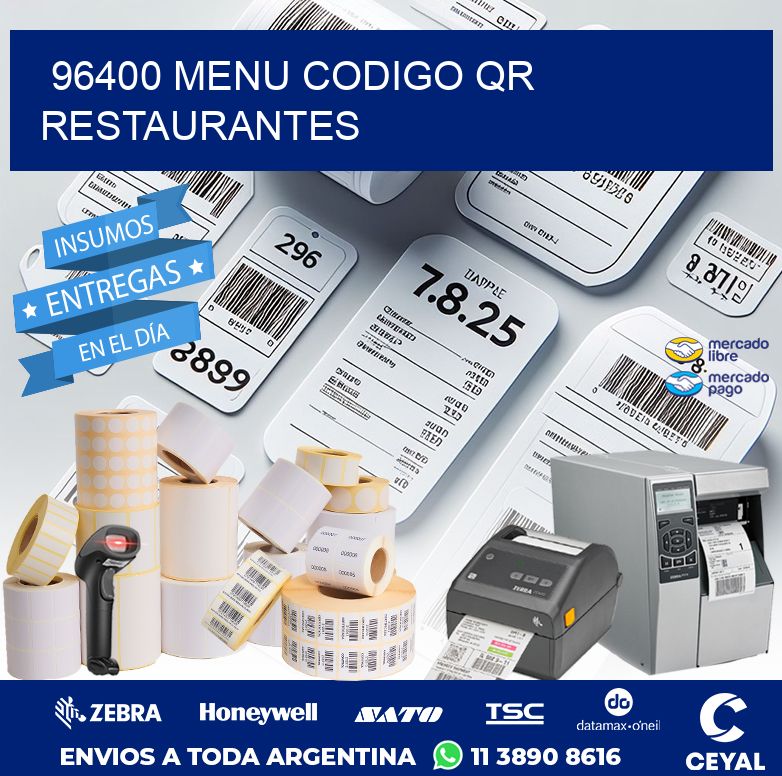 96400 MENU CODIGO QR RESTAURANTES