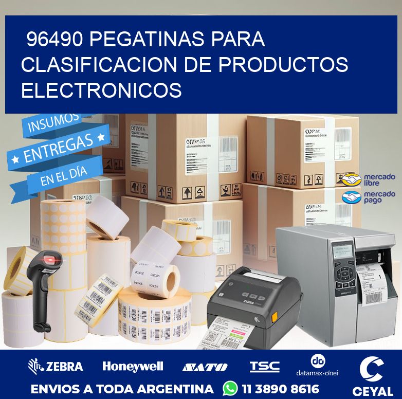 96490 PEGATINAS PARA CLASIFICACION DE PRODUCTOS ELECTRONICOS